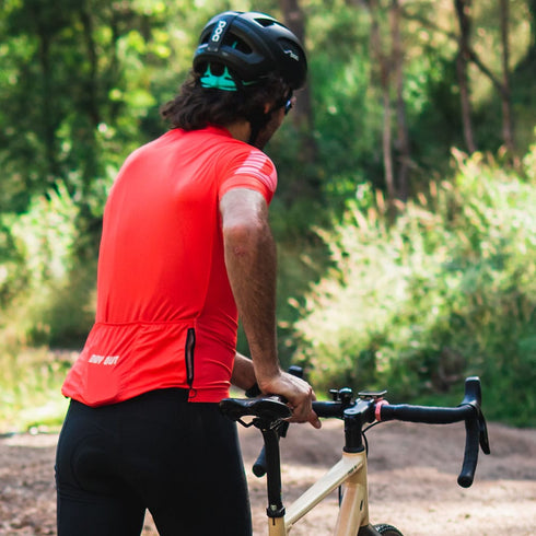 Mens Jersey - Cinnabar Red