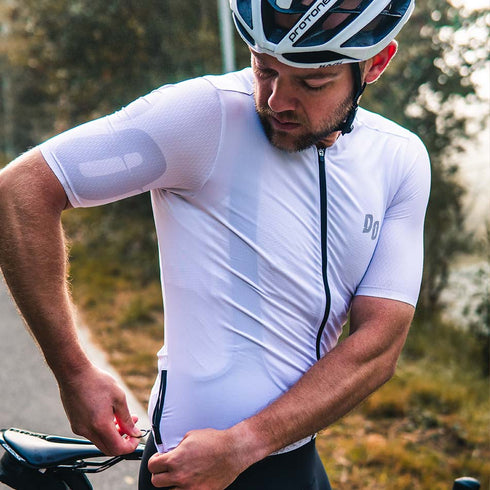 Mens Jersey - Ash White